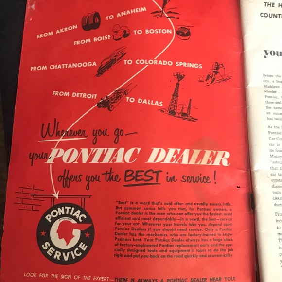 1950 Pontiac Dealer Paul R Warmee Inc Van Nuys CA Road Maps of America Book - Picture 11 of 11